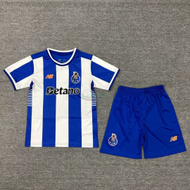 Camiseta Porto 1ª Equipación 2025/2026 Azul/Blanco Niño Kit