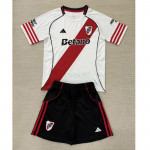 Camiseta River Plate 1ª Equipación 2025/2026 Blanco Niño Kit