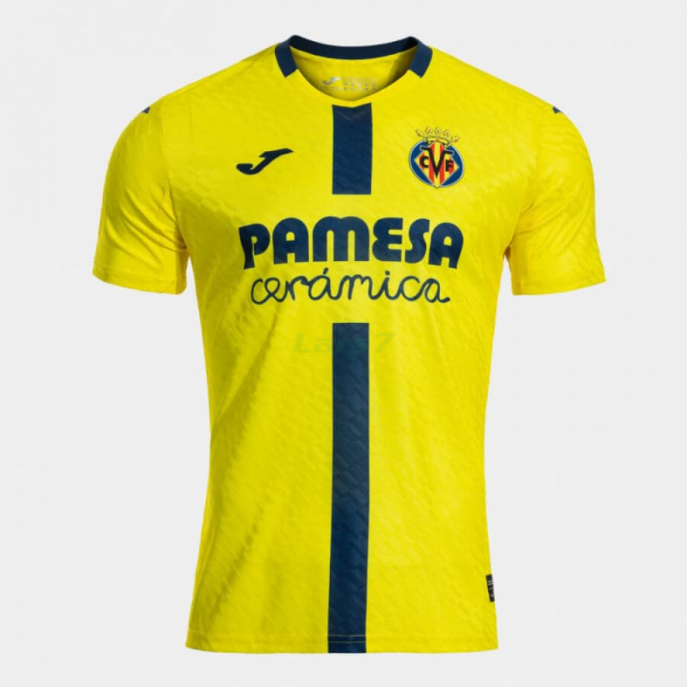 Camiseta Villarreal 1ª Equipación 2025/2026 Amarillo con Parche La Liga