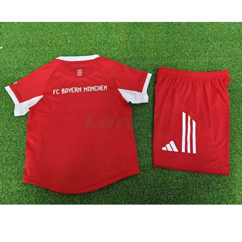 Camiseta Bayern Múnich 1ª Equipación 2025/2026 Rojo Niño Kit (EDICIÓN JUGADOR)