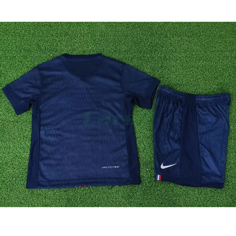 Camiseta PSG 1ª Equipación 2025/2026 Azul Niño Kit (EDICIÓN JUGADOR)