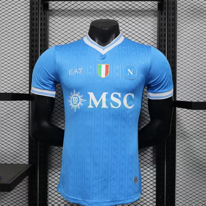 Camiseta Napoli 1ª Equipación 2025/2026 Azul (EDICIÓN JUGADOR) Camiseta Napoli 1ª Equipación 2025/2026 Azul (EDICIÓN JUGADOR)