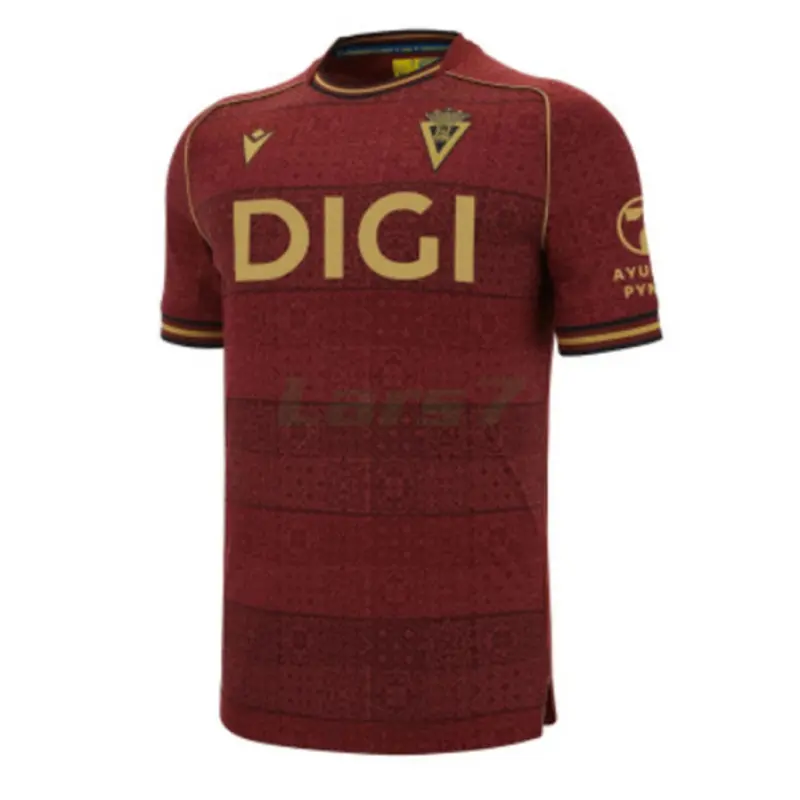 Camiseta Cadiz 2ª Equipación 2025/2026 Rojo Oscuro