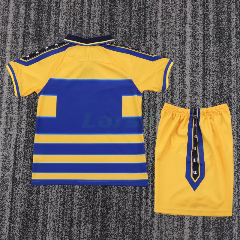 Camiseta Parma Calcio 1ª Equipación Retro 1999/00 Amarillo/Azul Niño Kit