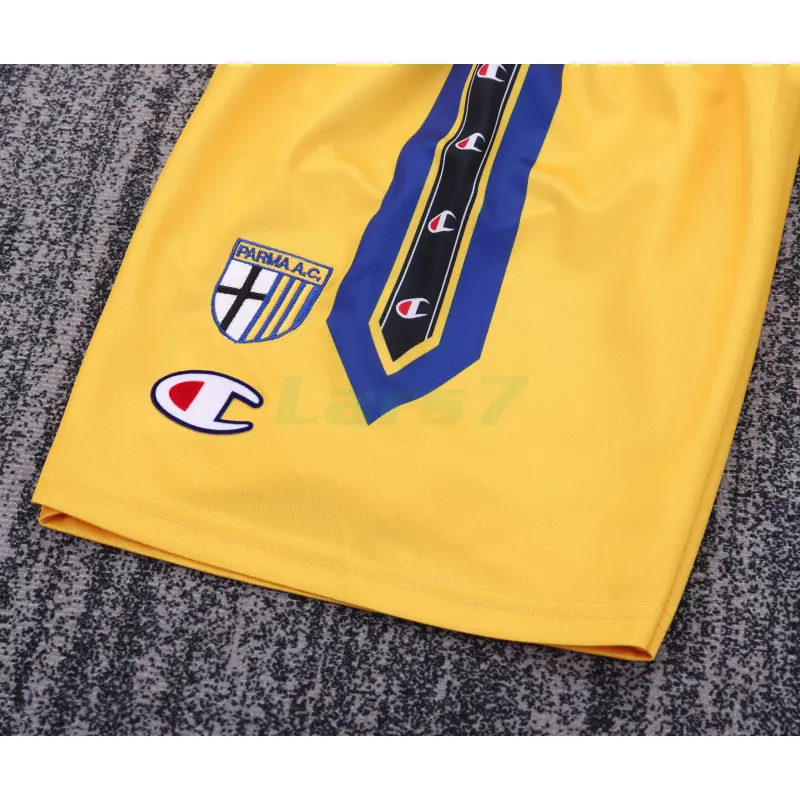 Camiseta Parma Calcio 1ª Equipación Retro 1999/00 Amarillo/Azul Niño Kit