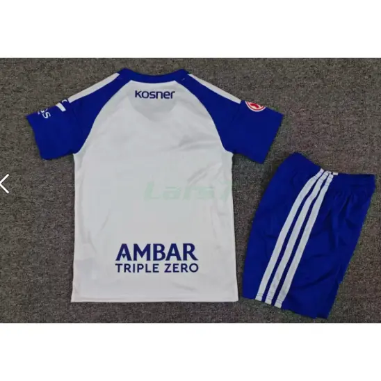 Camiseta Real Zaragoza 1ª Equipación 2026/2027 Blanco/Azul Niño Kit