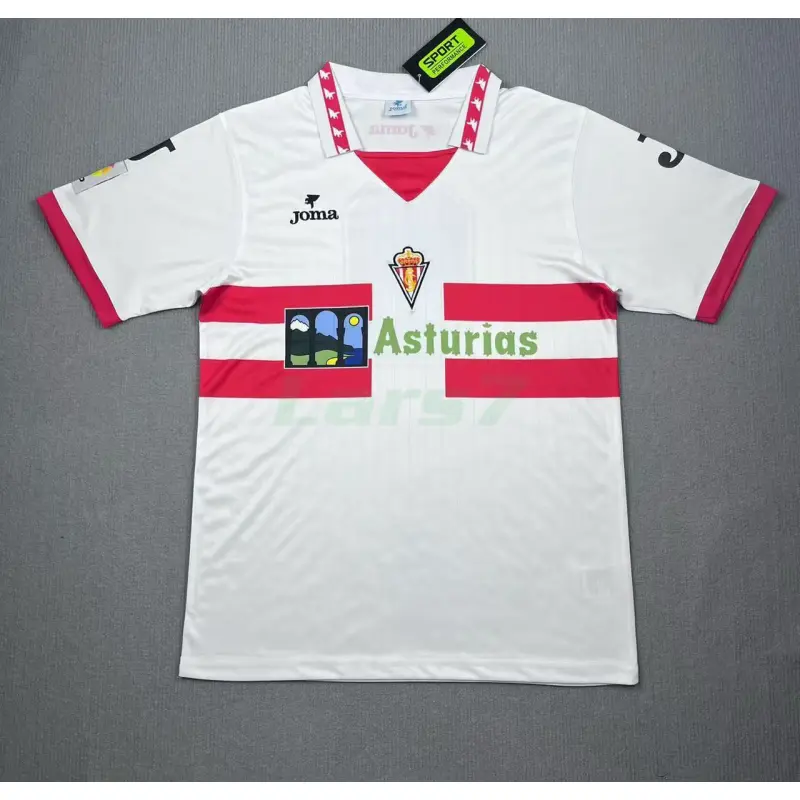 Camiseta Sporting de Gijón 2ª Equipación Retro 1996/97 Blanco Camiseta Sporting de Gijón 2ª Equipación Retro 1996/97 Blanco