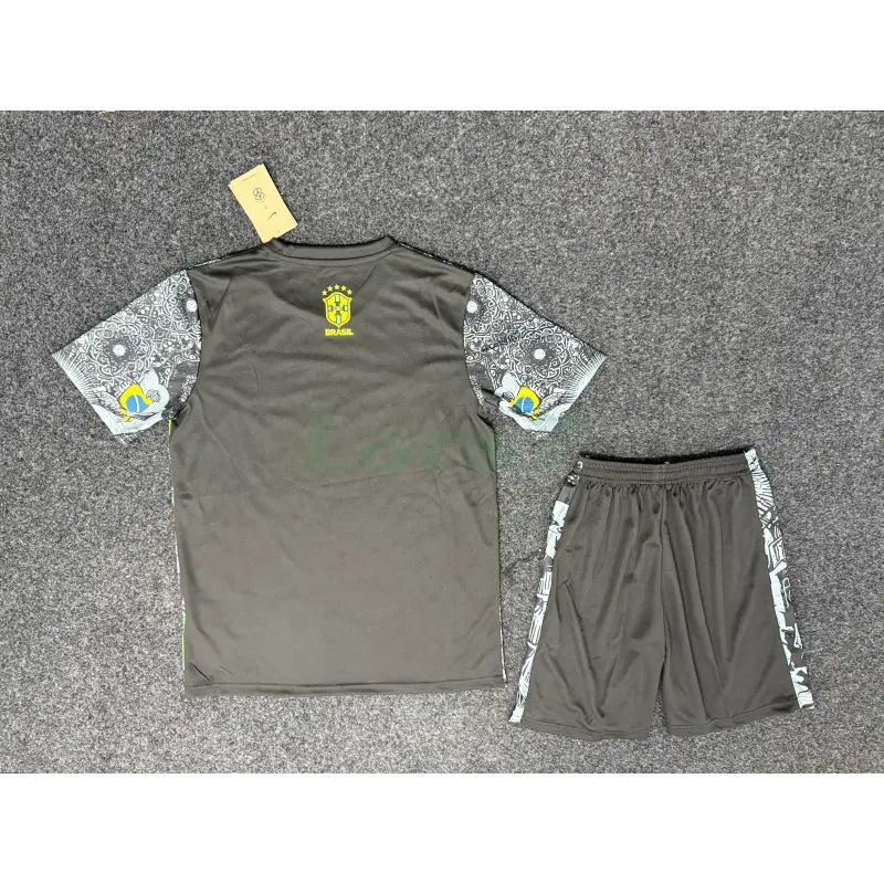 Camiseta Brasil 2024 Especial Edición Negro/Gris Camiseta Brasil 2024 Especial Edición Negro/Gris