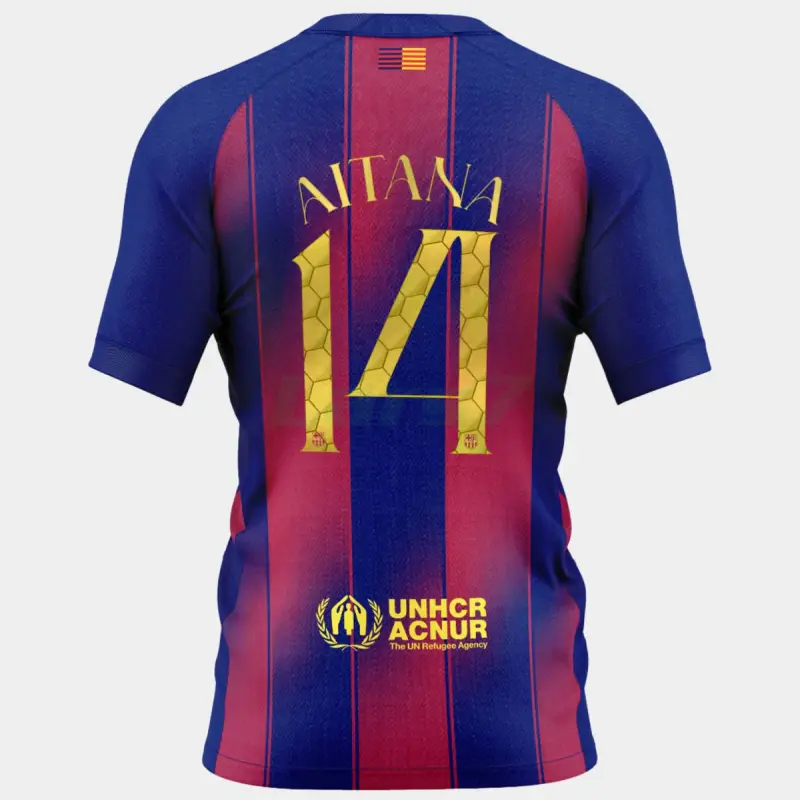 Camiseta AITANA 14 Barcelona 1ª Equipación 2025/2026 Edición Balón de Oro