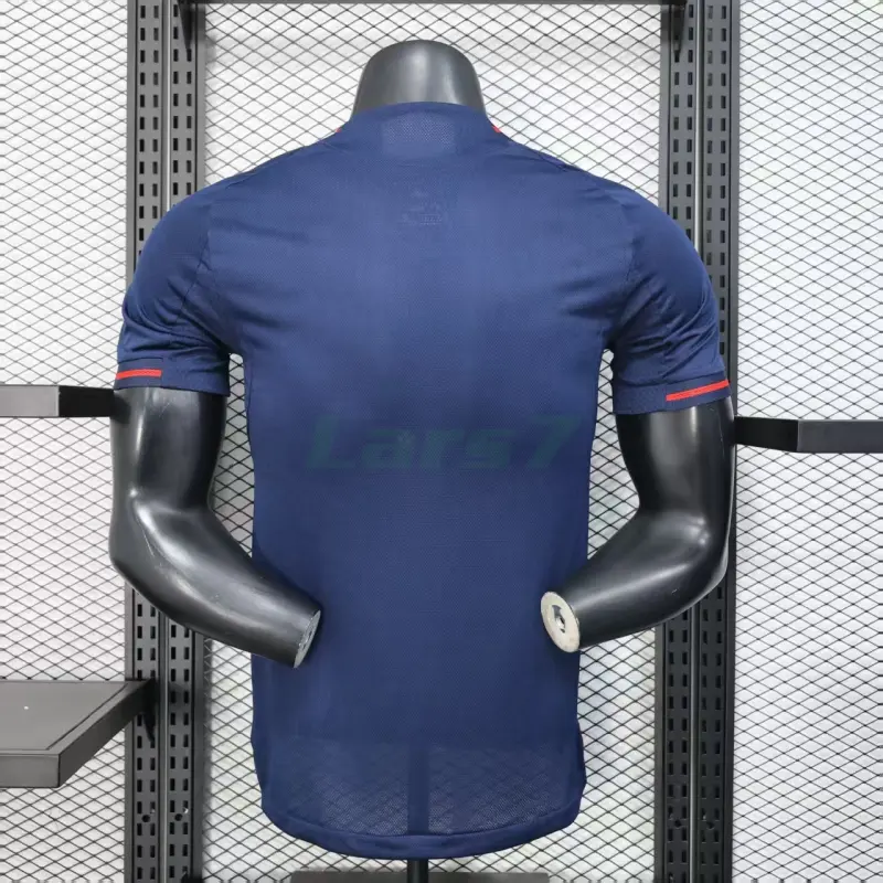 Camiseta Olympique De Lyon 2ª Equipación 2025/2026 Azul Marino (EDICIÓN JUGADOR)