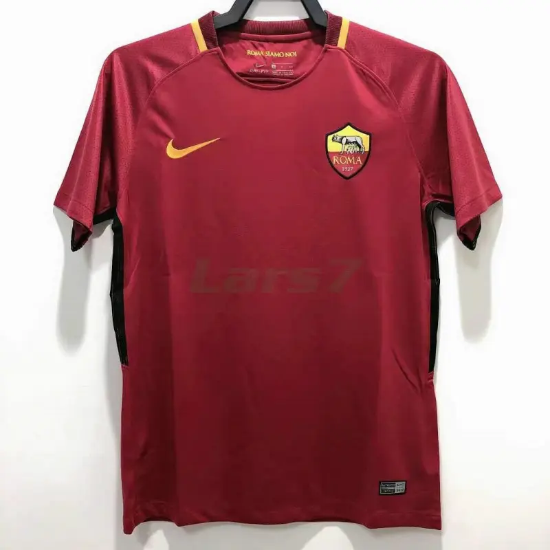 Camiseta AS Roma 1ª Equipación Retro 2017/18 Rojo Camiseta AS Roma 1ª Equipación Retro 2017/18 Rojo