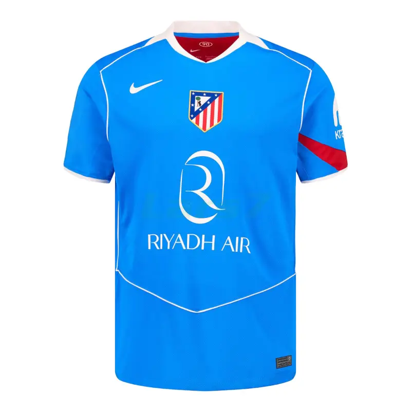 Camiseta Atlético de Madrid 3ª Equipación 2025/2026 Azul/Rojo