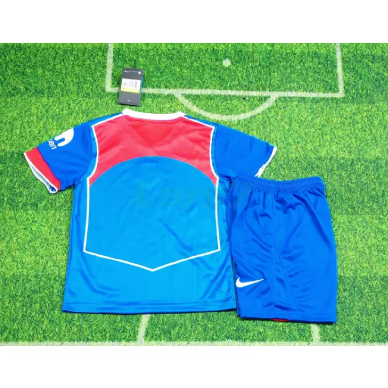 Camiseta Atlético de Madrid 3ª Equipación 2025/2026 Azul/Rojo Niño Kit