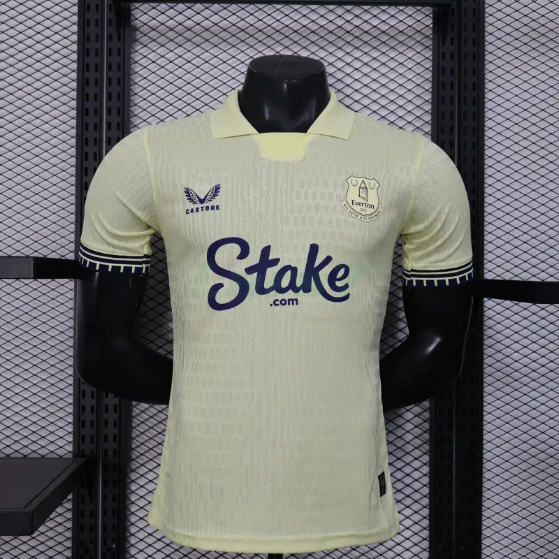Camiseta Everton FC 2ª Equipación 2025/2026 Beige (EDICIÓN JUGADOR)