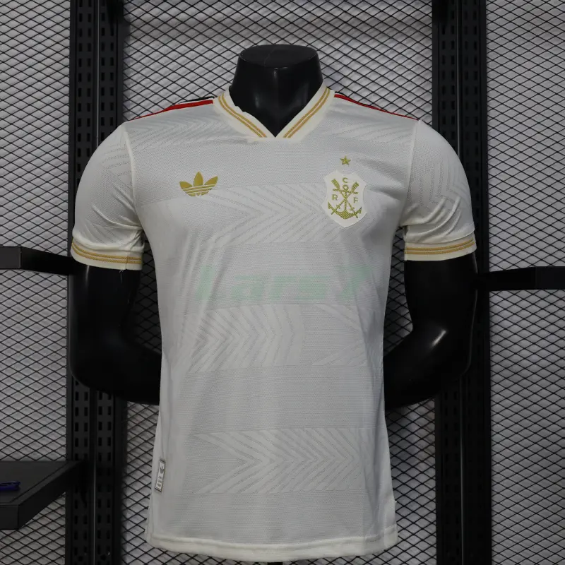 Camiseta Flamengo 3ª Equipación 2025/2026 Blanco Roto (EDICIÓN JUGADOR)