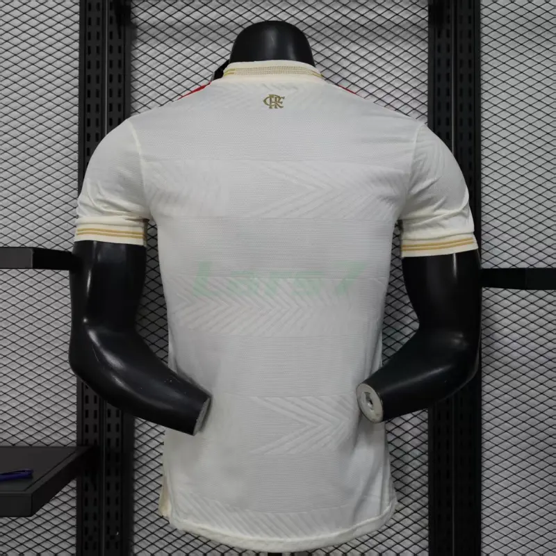Camiseta Flamengo 3ª Equipación 2025/2026 Blanco Roto (EDICIÓN JUGADOR)