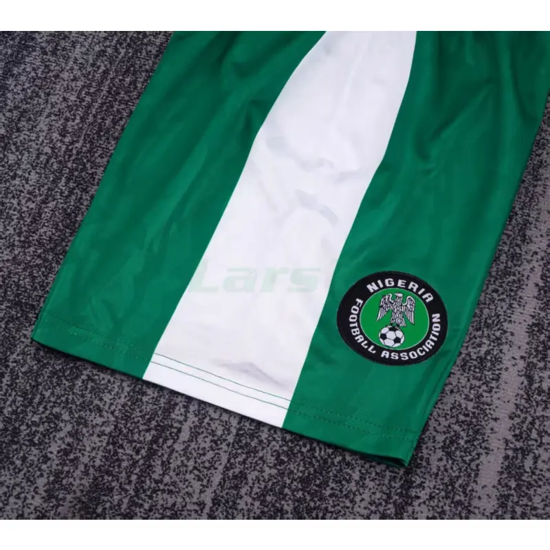Camiseta Nigeria 1ª Equipación Retro 1996 Verde/Blanco Niño Kit