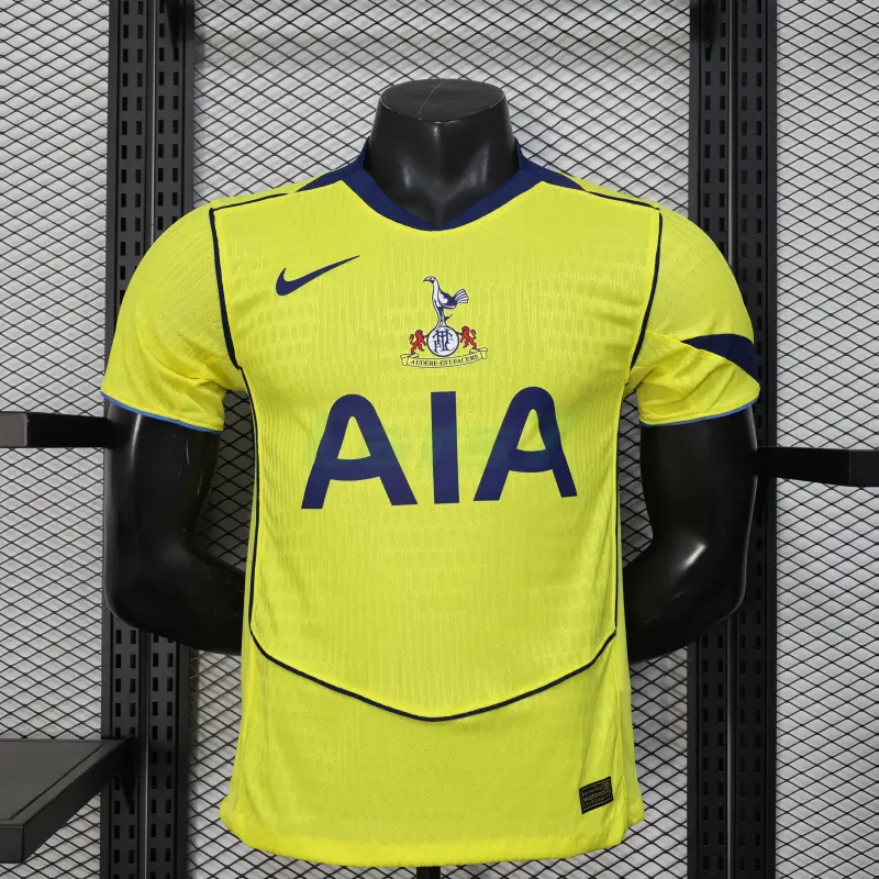 Camiseta Tottenham Hotspur 3ª Equipación 2025/2026 Amarillo (EDICIÓN JUGADOR)