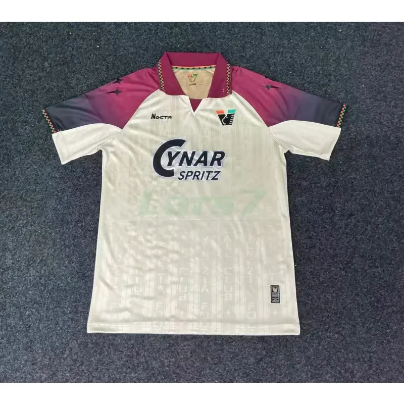 Camiseta Venezia FC 2ª Equipación 2025/2026 Beige/Rojo Oscuro