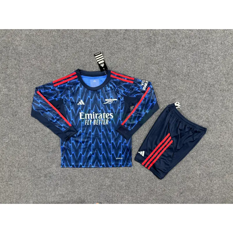 Camiseta Arsenal 2ª Equipación 2025/2026 ML Azul Niño Kit Camiseta Arsenal 2ª Equipación 2025/2026 ML Azul Niño Kit