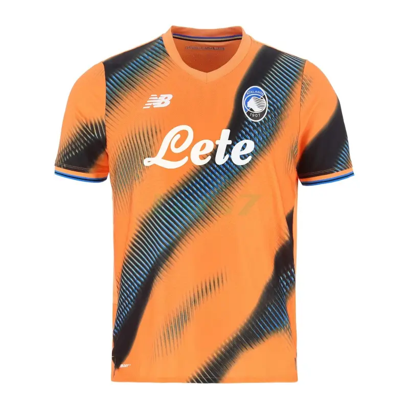 Camiseta Atalanta BC 3ª Equipación 2025/2026 Naranja/Azul Camiseta Atalanta BC 3ª Equipación 2025/2026 Naranja/Azul