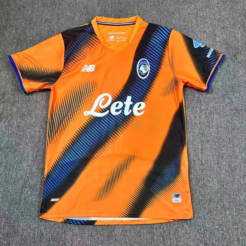 Camiseta Atalanta BC 3ª Equipación 2025/2026 Naranja/Azul Camiseta Atalanta BC 3ª Equipación 2025/2026 Naranja/Azul