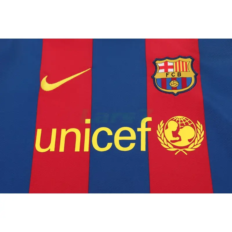 Camiseta Barcelona 1ª Equipación Retro 2010/11 ML Rojo/Azul Niño Kit Camiseta Barcelona 1ª Equipación Retro 2010/11 ML Rojo/Azul Niño Kit