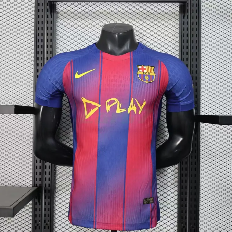 Camiseta Barcelona x Ed Sheeran 1ª Equipación 2025/2026 Azul/Rojo (EDICIÓN JUGADOR) Camiseta Barcelona x Ed Sheeran 1ª Equipación 2025/2026 Azul/Rojo (EDICIÓN JUGADOR)