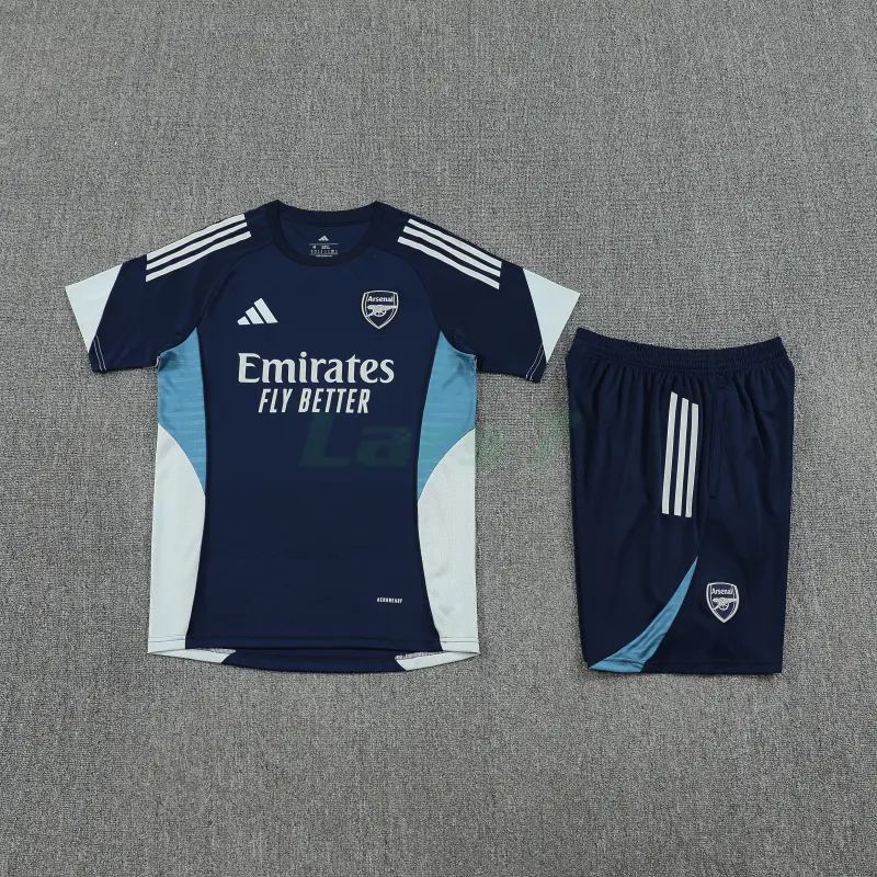 Camiseta de Entrenamiento Arsenal 2025/2026 Azul/Gris Camiseta de Entrenamiento Arsenal 2025/2026 Azul/Gris