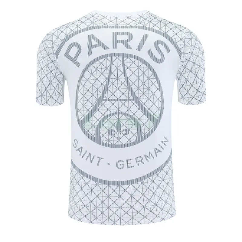 Camiseta de Entrenamiento PSG 2025/2026 Blanco/Azul Camiseta de Entrenamiento PSG 2025/2026 Blanco/Azul
