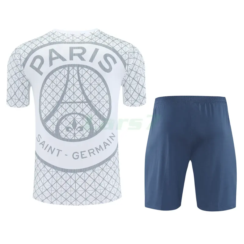 Camiseta de Entrenamiento PSG 2025/2026 Blanco/Azul Camiseta de Entrenamiento PSG 2025/2026 Blanco/Azul