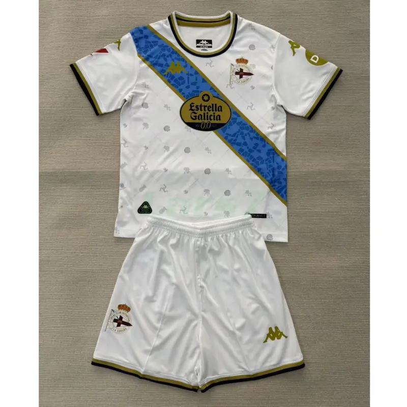 Camiseta Deportivo de La Coruña 3ª Equipación 2025/2026 Blanco con Parche La Liga Camiseta Deportivo de La Coruña 3ª Equipación 2025/2026 Blanco con Parche La Liga