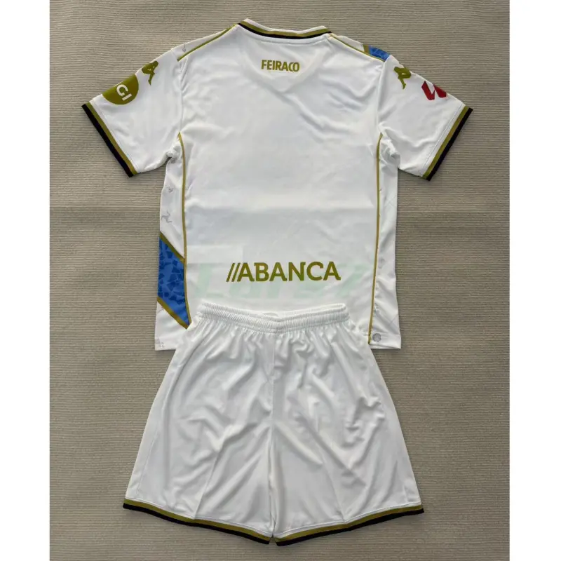 Camiseta Deportivo de La Coruña 3ª Equipación 2025/2026 Blanco con Parche La Liga Camiseta Deportivo de La Coruña 3ª Equipación 2025/2026 Blanco con Parche La Liga
