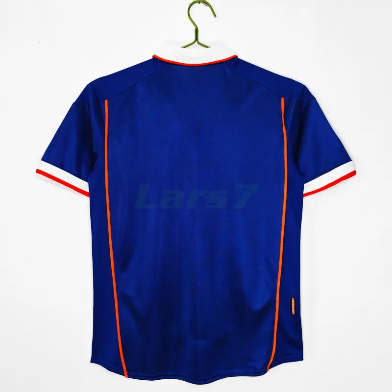 Camiseta Holanda 2ª Equipación Retro 1998 Azul Camiseta Holanda 2ª Equipación Retro 1998 Azul