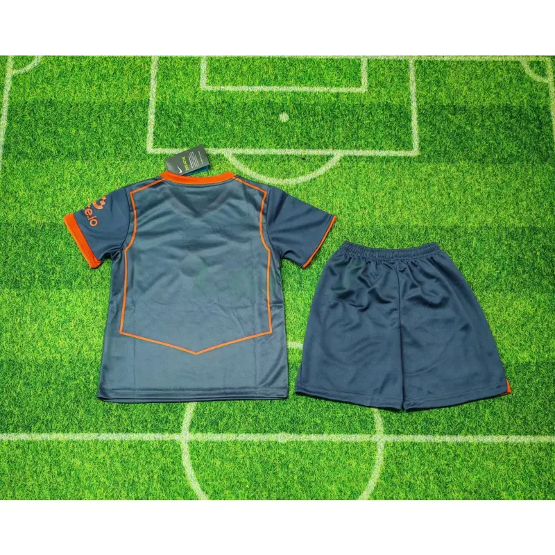 Camiseta Inter de Milan 3ª Equipación 2025/2026 Gris/Naranja Niño Kit Camiseta Inter de Milan 3ª Equipación 2025/2026 Gris/Naranja Niño Kit