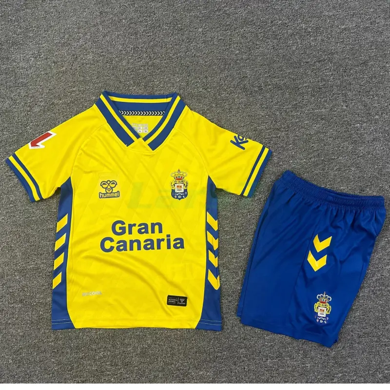 Camiseta Las Palmas 1ª Equipación 2025/2026 Amarillo Niño Kit Camiseta Las Palmas 1ª Equipación 2025/2026 Amarillo Niño Kit