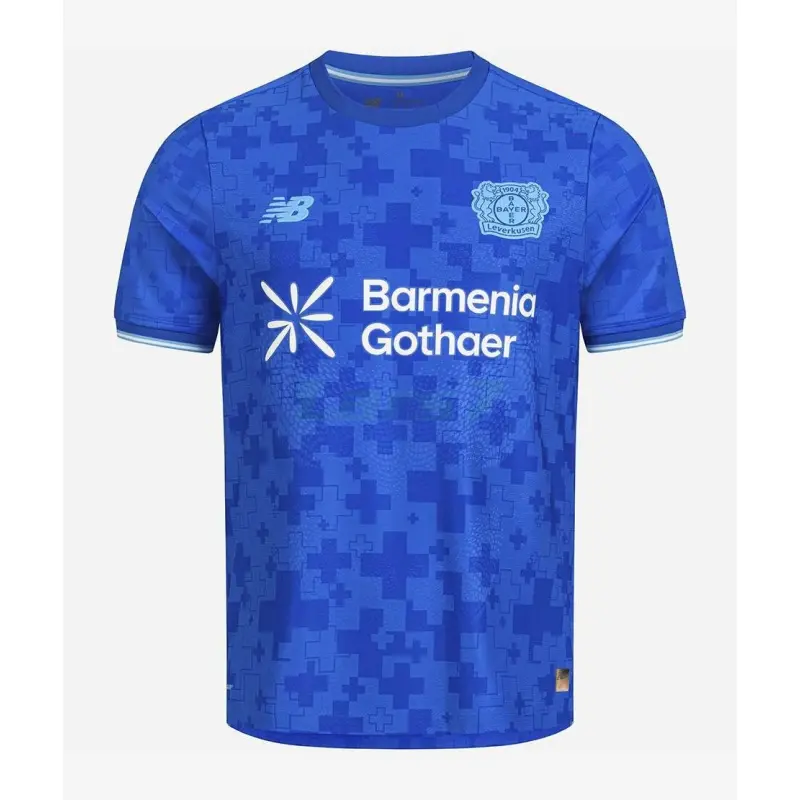 Camiseta Leverkusen 3ª Equipación 2025/2026 Azul Camiseta Leverkusen 3ª Equipación 2025/2026 Azul
