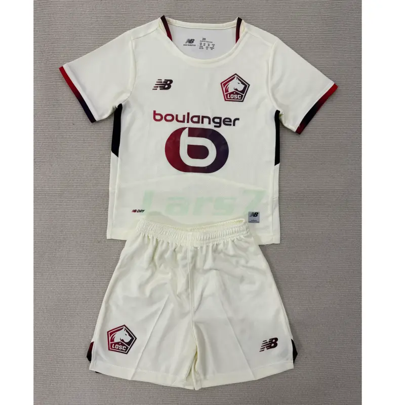 Camiseta Lille OSC 2ª Equipación 2025/2026 Beige Niño Kit Camiseta Lille OSC 2ª Equipación 2025/2026 Beige Niño Kit