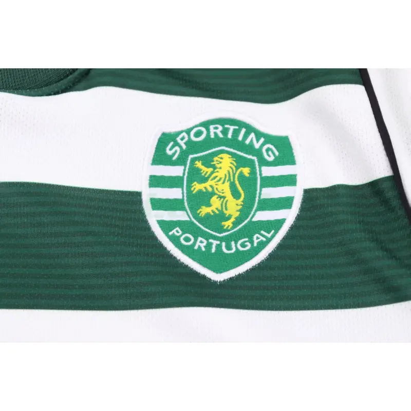 Camiseta Lisboa 1ª Equipación Retro 2001/03 ML Blanco/Verde Niño Kit Camiseta Lisboa 1ª Equipación Retro 2001/03 ML Blanco/Verde Niño Kit