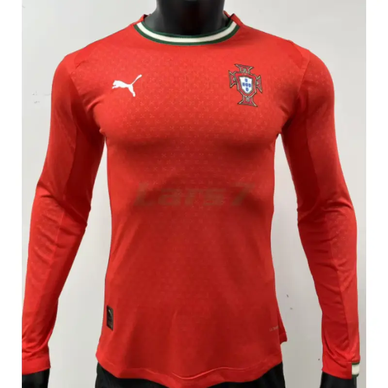 Camiseta Portugal 1ª Equipación 2025 ML Rojo (EDICIÓN JUGADOR)