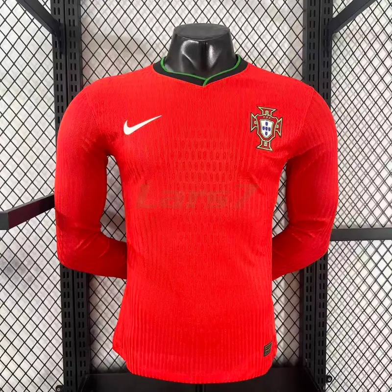 Camiseta Portugal 2026 ML Rojo (EDICIÓN JUGADOR) Camiseta Portugal 2026 ML Rojo (EDICIÓN JUGADOR)