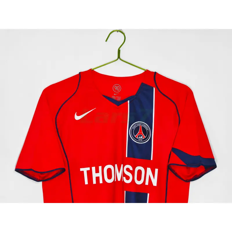 Camiseta PSG 2ª Equipación Retro 2004/05 Rojo