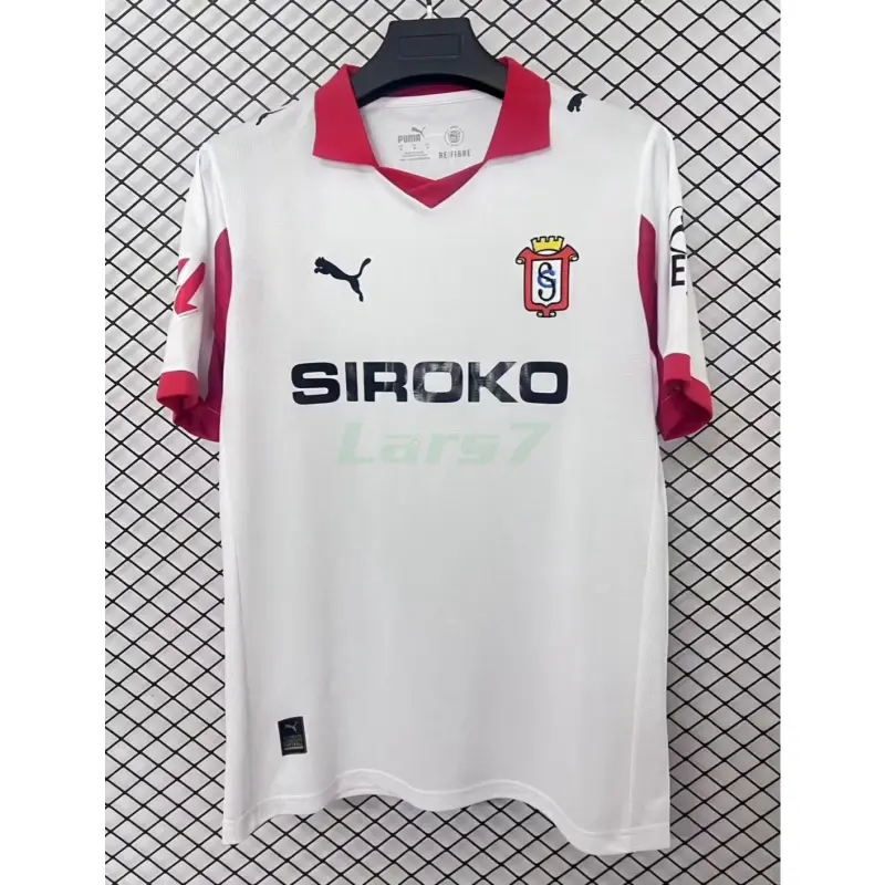 Camiseta Sporting de Gijón 3ª Equipación 2025/2026 Blanco con Parche La Liga