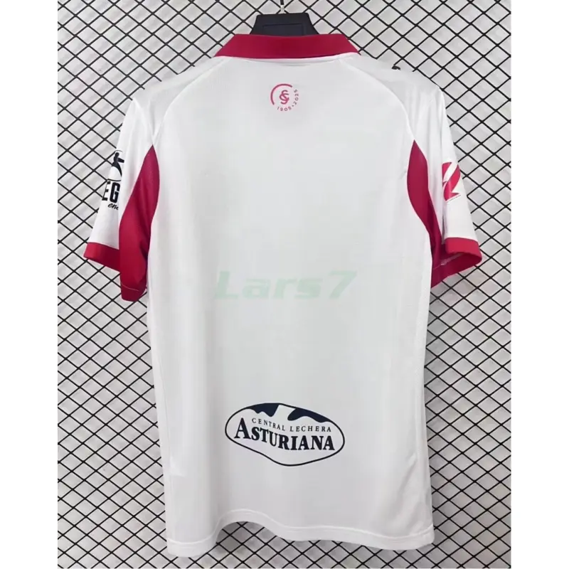 Camiseta Sporting de Gijón 3ª Equipación 2025/2026 Blanco con Parche La Liga