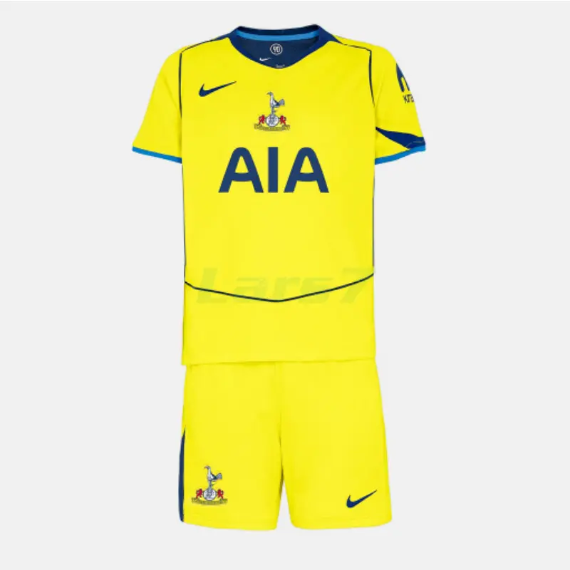 Camiseta Tottenham Hotspur 3ª Equipación 2025/2026 Amarillo Niño Kit Camiseta Tottenham Hotspur 3ª Equipación 2025/2026 Amarillo Niño Kit