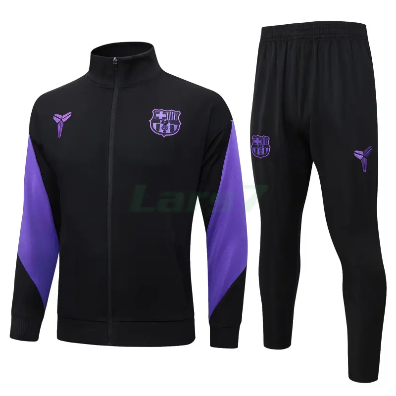 Chandal Barcelona 2025/2026 Negro/Morado