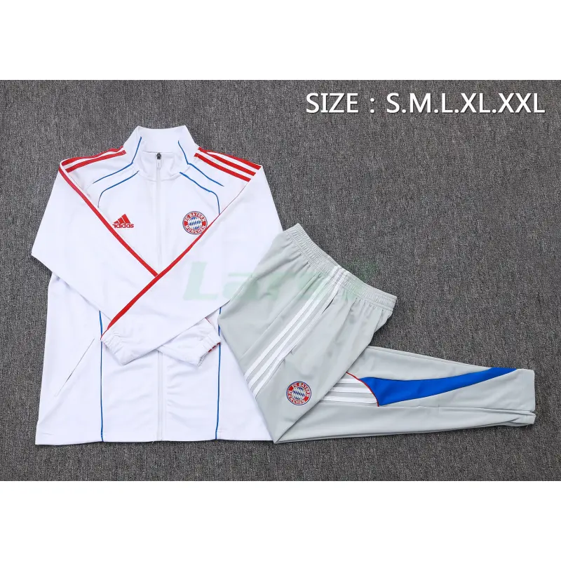 Chandal Bayern Múnich 2025/2026 Blanco/Azul/Rojo Chandal Bayern Múnich 2025/2026 Blanco/Azul/Rojo