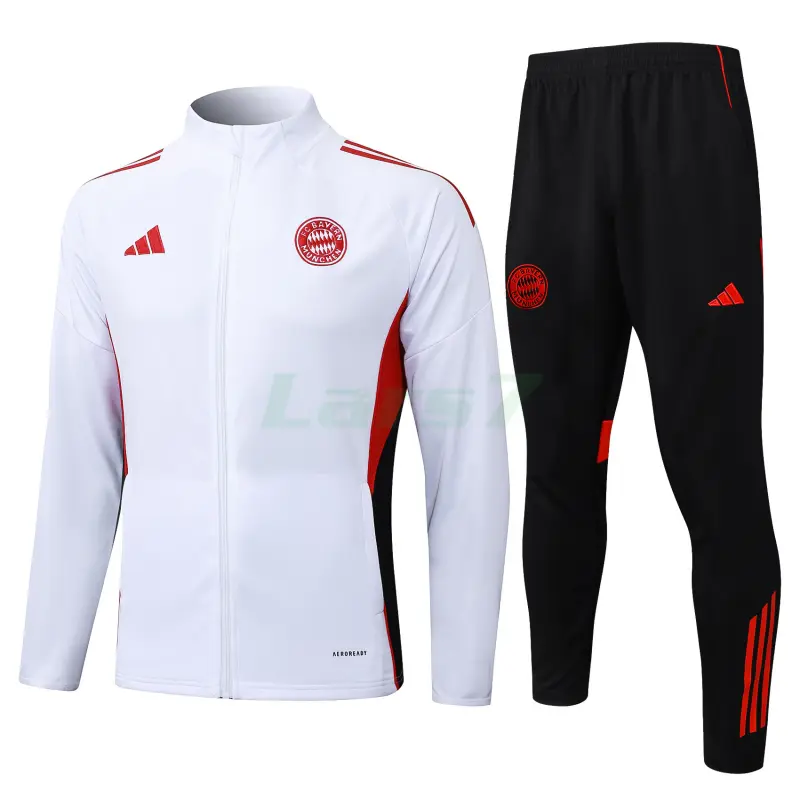 Chaqueta Bayern Múnich 2025/2026 Blanco/Negro/Rojo Chaqueta Bayern Múnich 2025/2026 Blanco/Negro/Rojo