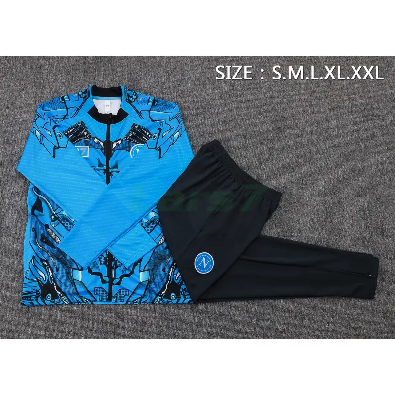 Chaqueta Napoli 2025/2026 Azul con Estampado Chaqueta Napoli 2025/2026 Azul con Estampado