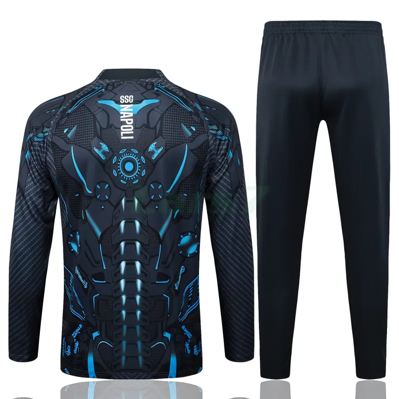 Chaqueta Napoli 2025/2026 Gris Oscuro con Estampado Chaqueta Napoli 2025/2026 Gris Oscuro con Estampado
